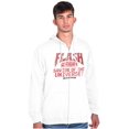 thumbnail image 1 of Flash Gordon Logo Vintage Comic Hero Unisex Plus Size Zip Hoodie Brisco Brands 2X, 1 of 6