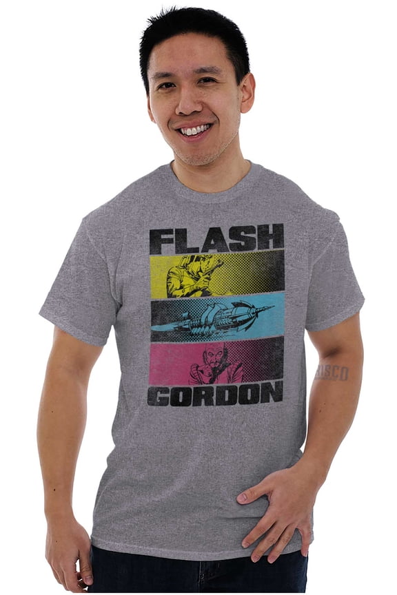 Retro Comics Superheroes Men's Graphic T Shirt Tees Brisco Brands 3X