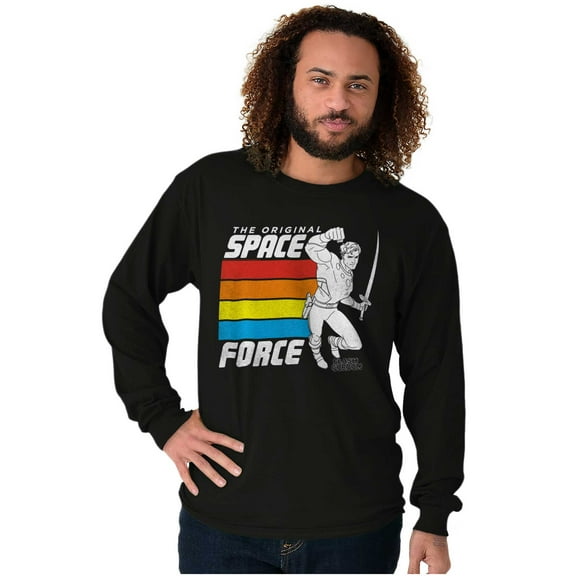 Flash Gordon Space Force Hero Comic Long Sleeve TShirt Men Women Brisco Brands S