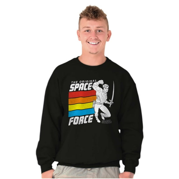 Flash Gordon Space Force Hero Comic Sweatshirt for Men or Women Brisco Brands S