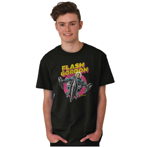 Flash Gordon Space Hero Vintage Comic Men's Graphic T Shirt Tees Brisco Brands S