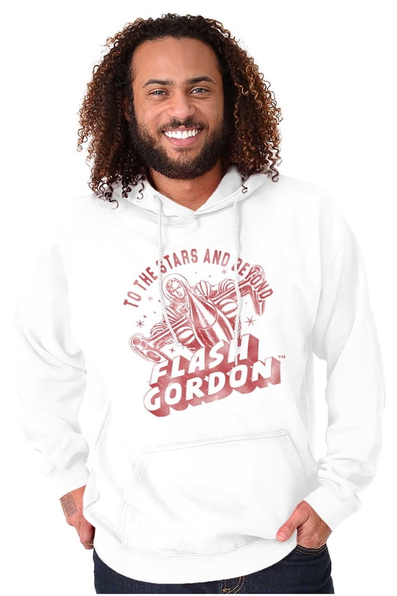 Spaceman Comics Retro Unisex Plus Size Hoodie Brisco Brands 2X