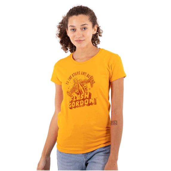 Flash Gordon Spaceman Comics Retro Women's T Shirt Ladies Tee Brisco Brands S