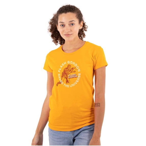 Flash Gordon Superhero Comic Book Women's T Shirt Ladies Tee Brisco Brands X