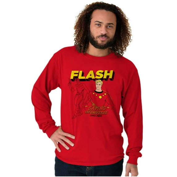 Flash Gordon Superhero Comic Strip Long Sleeve TShirt Men Women Brisco Brands M