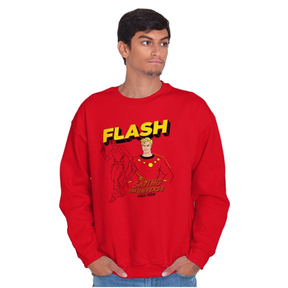 Flash Gordon Superhero Comic Strip Sweatshirt for Men or Women Brisco Brands M