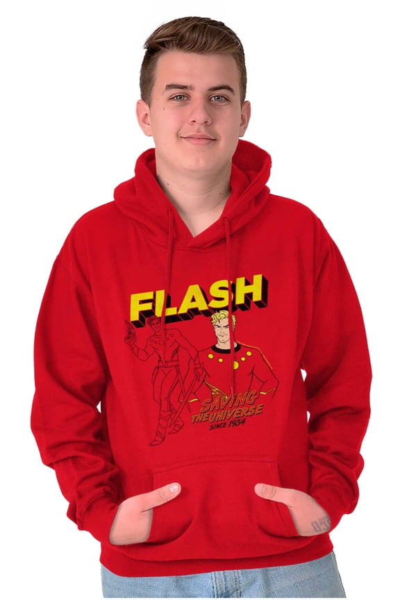 Superhero Comic Strip Unisex Plus Size Hoodie Brisco Brands 5X