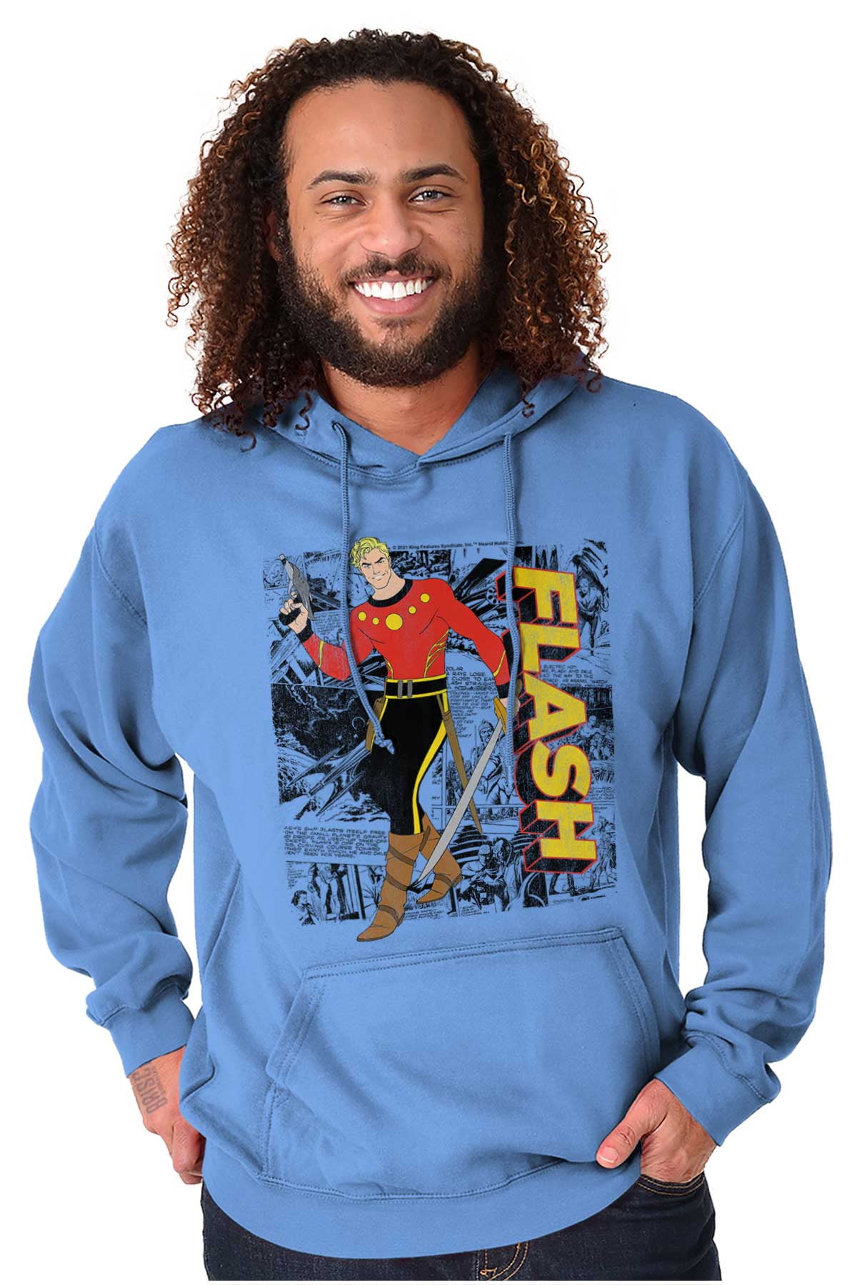 Flash Gordon Vintage Comic Strips Hoodie Sweatshirt Women Men Brisco Brands 4X