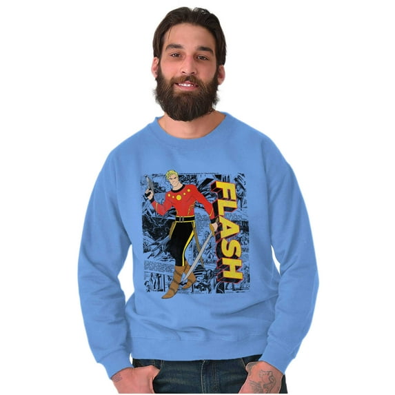 Flash Gordon Vintage Comic Strips Unisex Plus Size Sweatshirt Brisco Brands 4X
