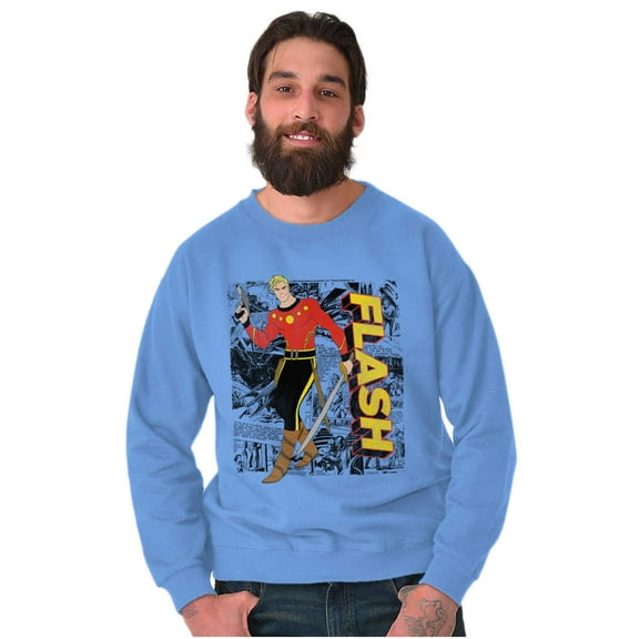 Flash Gordon Vintage Comic Strips Unisex Plus Size Sweatshirt Brisco Brands 5X