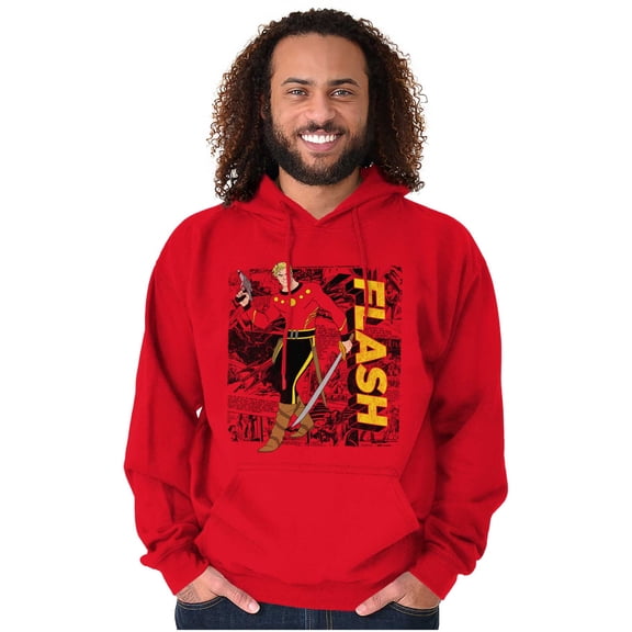 Flash Gordon Vintage Comic Strips Unisex Plus Size Hoodie Brisco Brands 5X