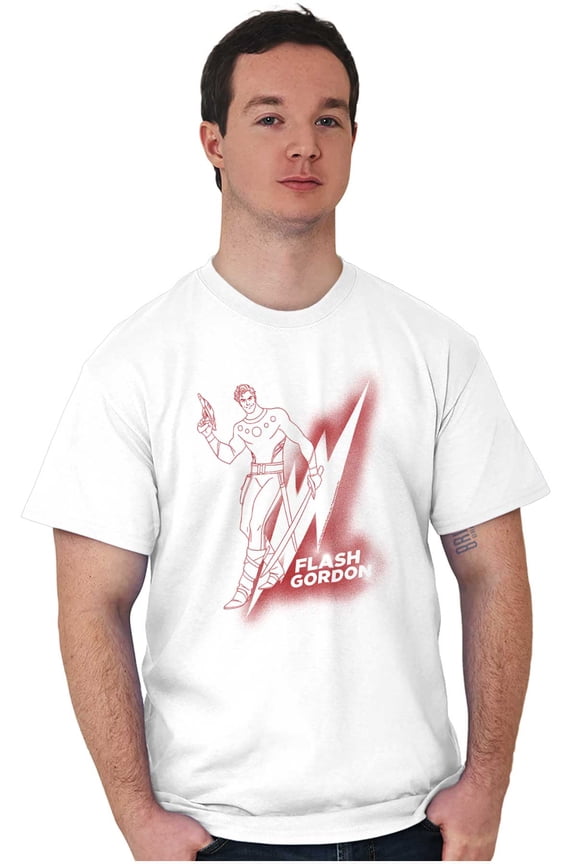 Vintage Lightning Bolt Men's Graphic T Shirt Tees Brisco Brands X