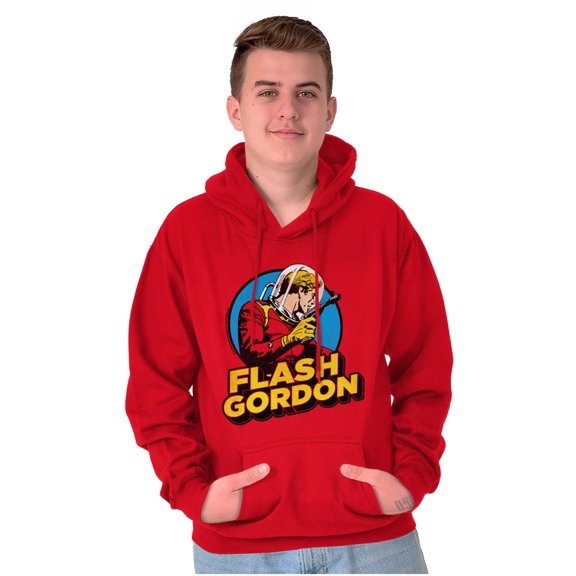Flash Gordon Vintage Space Comic Hero Hoodie Sweatshirt Women Men Brisco Brands M
