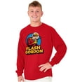thumbnail image 1 of Flash Gordon Vintage Space Comic Hero Long Sleeve TShirt Men Women Brisco Brands L, 1 of 6