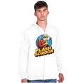 thumbnail image 1 of Flash Gordon Vintage Space Comic Hero Unisex Plus Size Zip Hoodie Brisco Brands 4X, 1 of 6