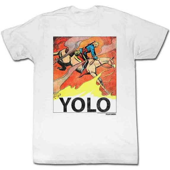 Flash Gordon Yolo White T-Shirt