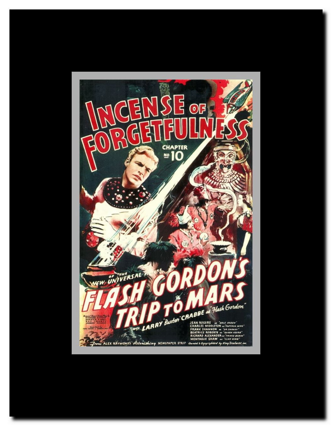 Flash Gordon's Trip to Mars Framed Movie Poster