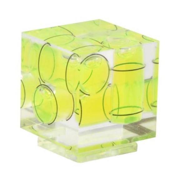Flash Hot Shoe Triple Bubble Level Spirit Mount three 3-axis for Digital Cameras