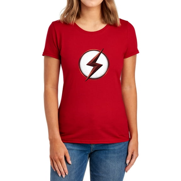 Flash Kid Flash Logo Women's T Shirt, Red, Medium