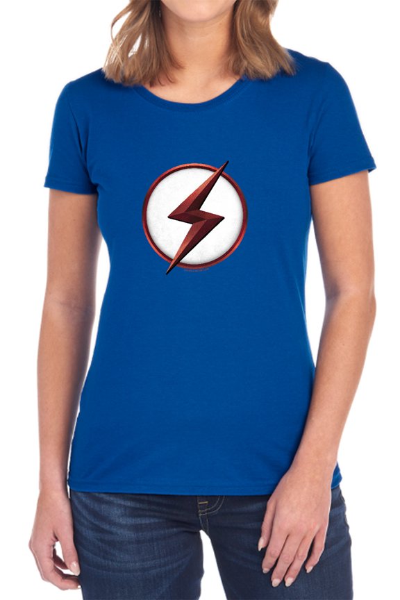 Flash Kid Flash Logo Women's T Shirt, Royal, X-Large