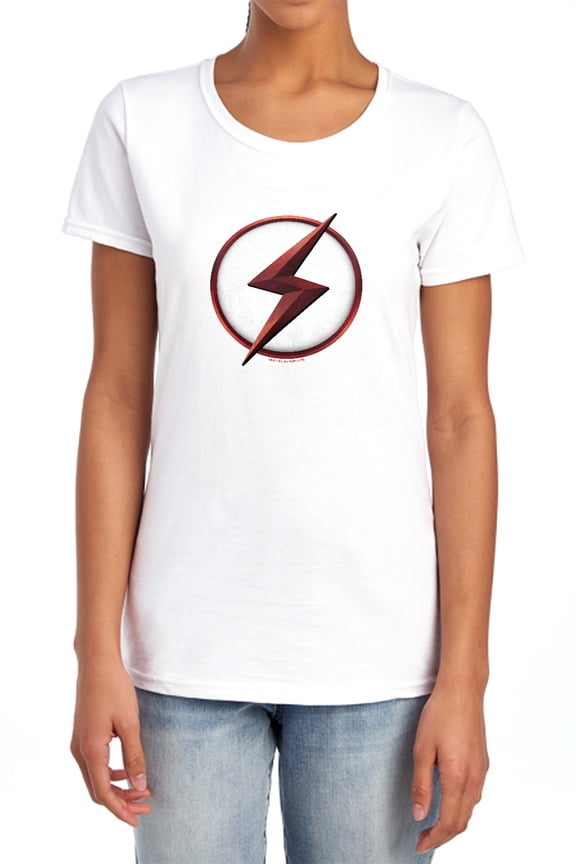Flash Kid Flash Logo Women's T Shirt, White, Medium
