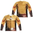 thumbnail image 1 of Flash - Kid Flash Uniform (Front/Back Print) - Regular Fit Long Sleeve Shirt - Large, 1 of 2