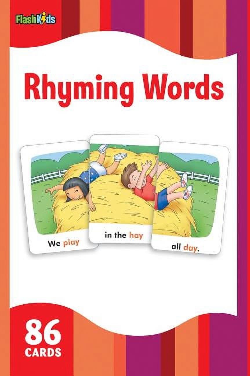 Flash Kids Flash Cards Rhyming Words Preschool Vocabulary, 88 Count ...