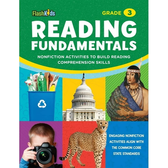 Flash Kids Fundamentals Reading Fundamentals: Grade 3: Nonfiction Activities to Build Reading Comprehension Skills, (Paperback)