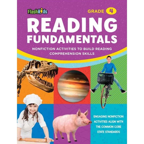 Flash Kids Fundamentals Reading Fundamentals: Grade 4: Nonfiction Activities to Build Reading Comprehension Skills, (Paperback)