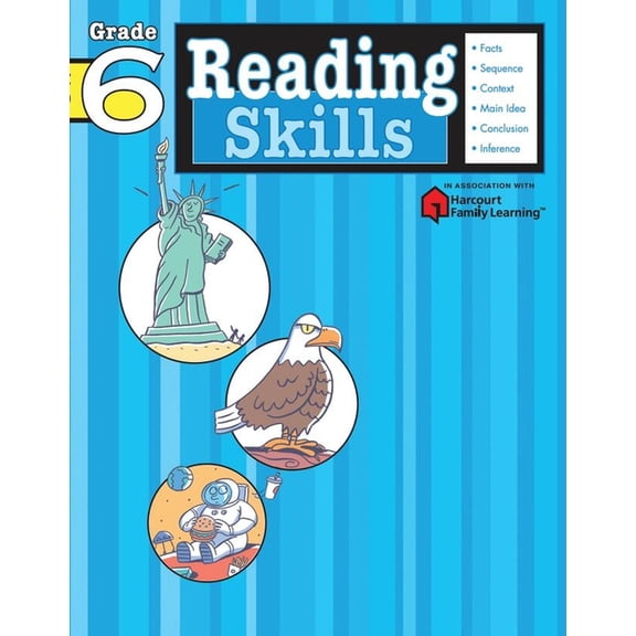 Flash Kids Harcourt Family Learning Reading Skills, Grade 6, (Paperback)