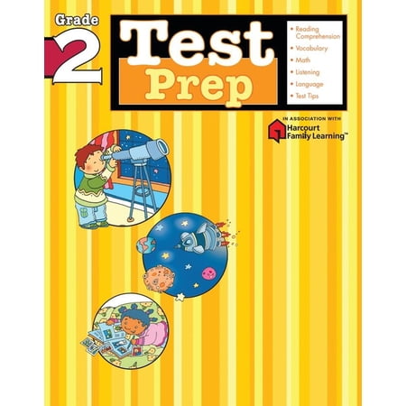 Flash Kids Harcourt Family Learning Test Prep: Grade 2 (Flash Kids Harcourt Family Learning), (Paperback)