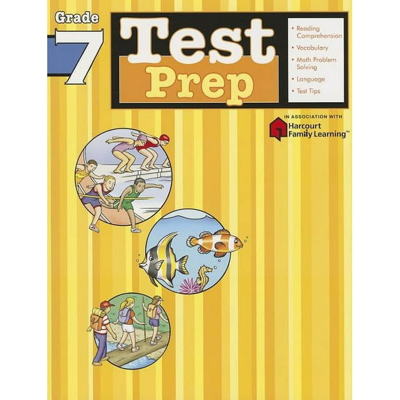 Flash Kids Harcourt Family Learning: Test Prep: Grade 7 (Flash Kids Harcourt Family Learning) (Paperback)