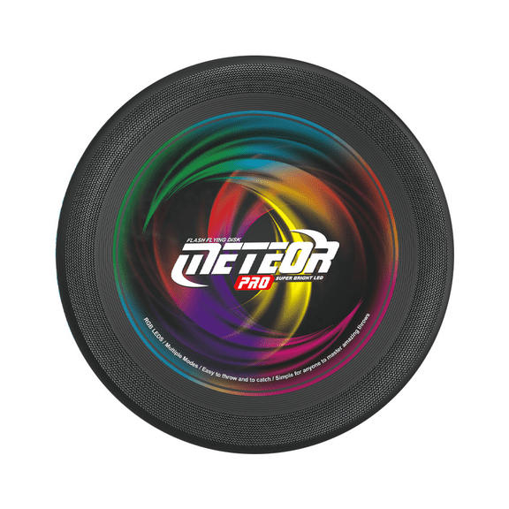 Flash LED Flying Disc,RGB Light Up Frisbee, Waterproof Night Game Toy for Camping Beach Backyard