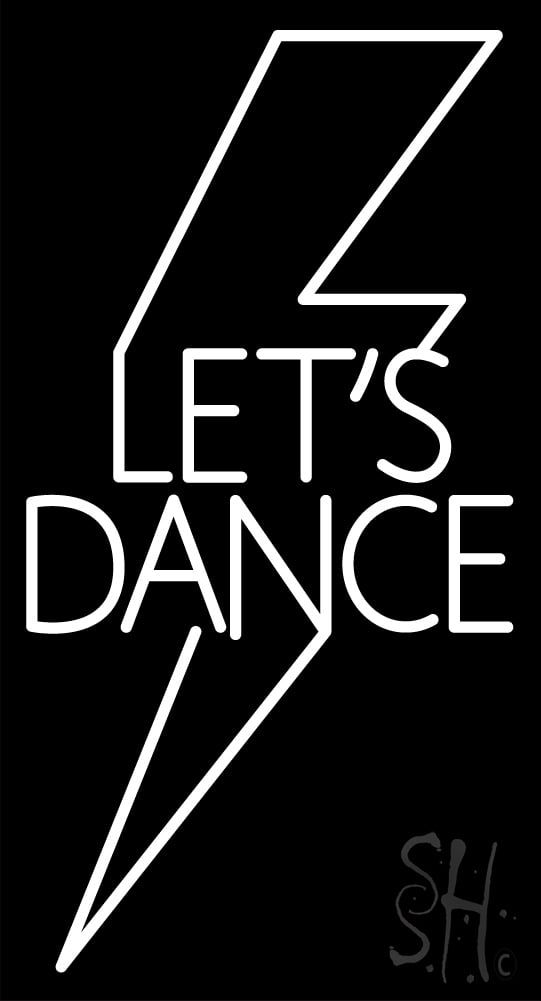 Flash Lets Dance LED Neon Sign 37