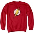 thumbnail image 1 of Flash Logo Crewneck Men's Red Sweatshirt-Medium, 1 of 1