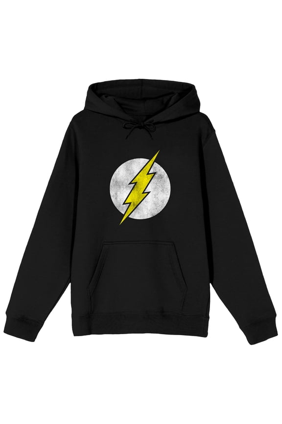 Flash Logo Men's Pullover Hoodie-4XL
