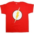 thumbnail image 1 of Flash Logo T-shirt Silver Foil DC Comics, 1 of 2