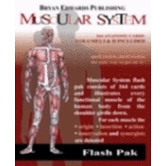 Flash Pak Muscular System Volumes 1 & 2 (Paperback) by Flash Anatomy