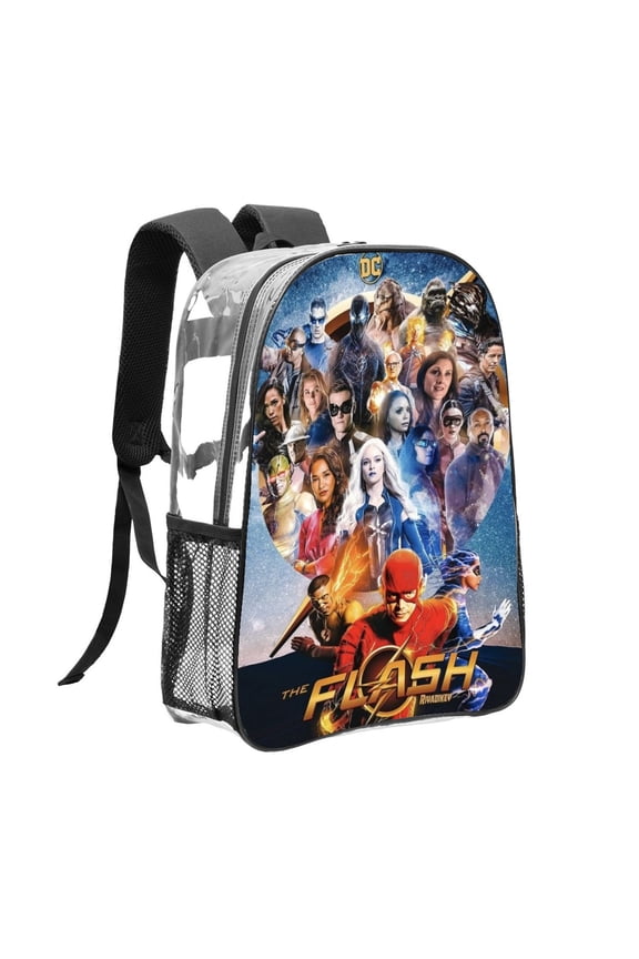 Flash Pattern Transparent Backpack Lightweight And fashionable Showcasing Personality And Leading The Trend