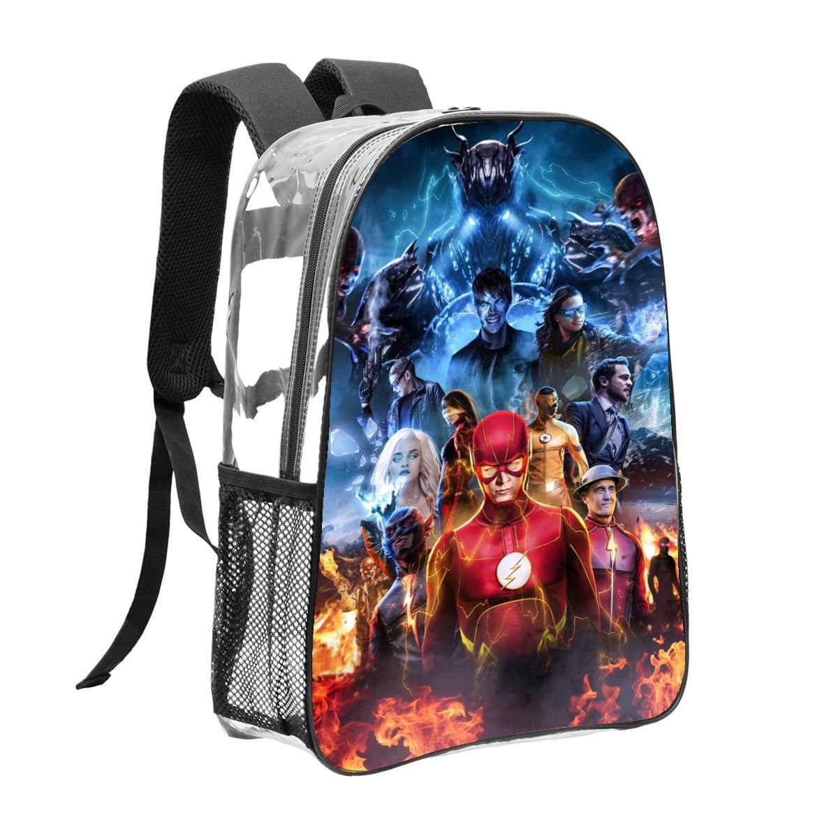 Flash Pattern Transparent Backpack Lightweight And fashionable ...