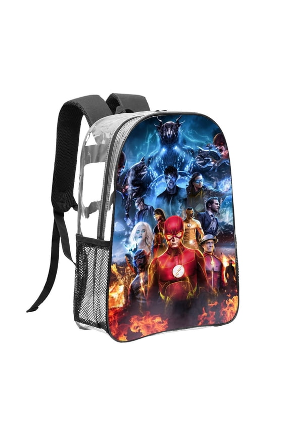 Flash Pattern Transparent Backpack Lightweight And fashionable Showcasing Personality And Leading The Trend