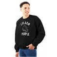 thumbnail image 1 of Flash People Photography Funny Saying Unisex Plus Fleece Graphic Sweatshirt Brisco Brands 2X, 1 of 5