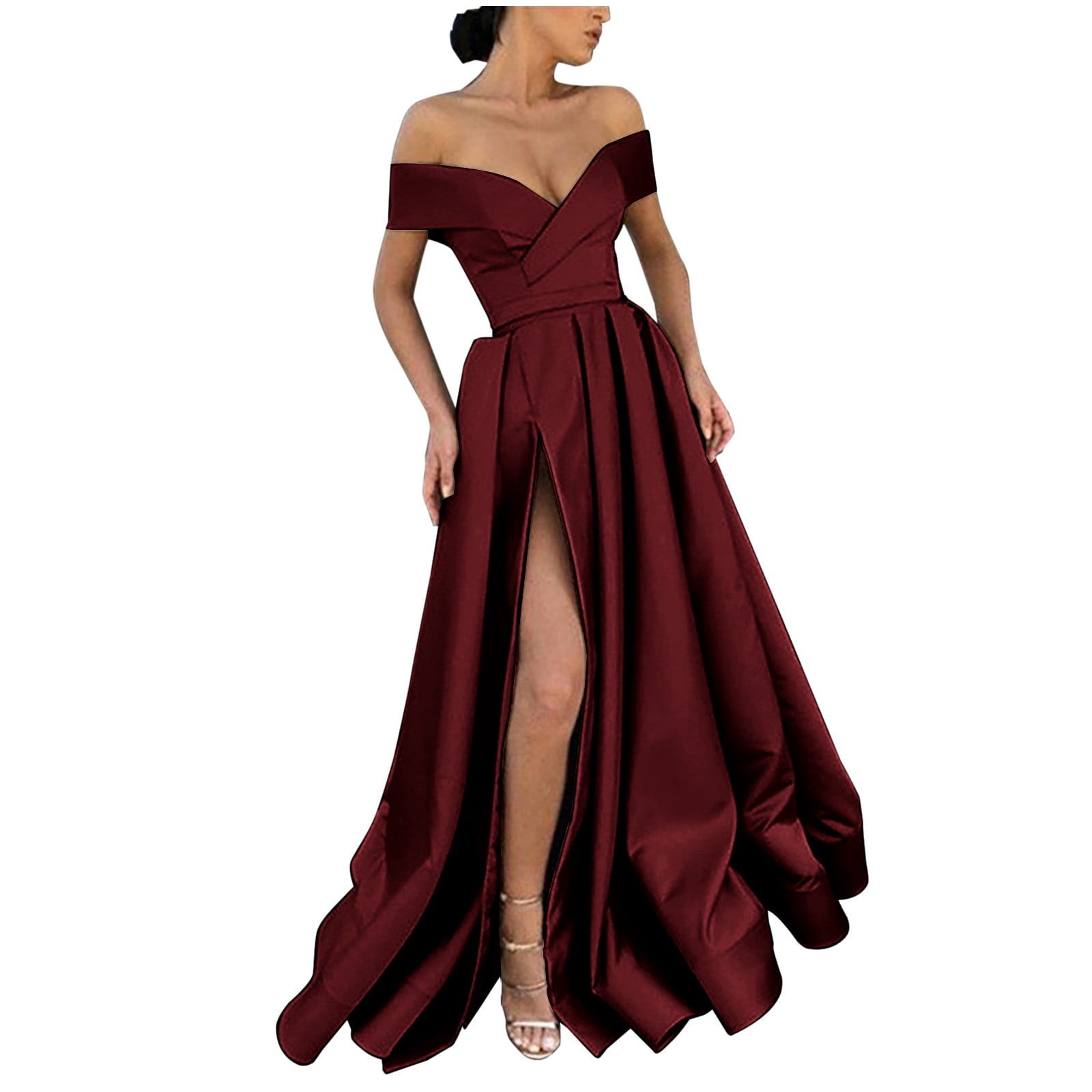Elegant Solid Slit Half A Turtleneck Waist Skirt Dresses Elegant Solid Slit Half A Turtleneck Waist Skirt Dresses