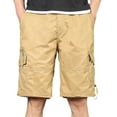 thumbnail image 1 of Flash Picks HOOMEUMY Men's Summer Cargo Shorts Multi-Pockets Straight Fit Relaxed Fit Cotton Shorts with Belt Loops Khaki 8, 1 of 4