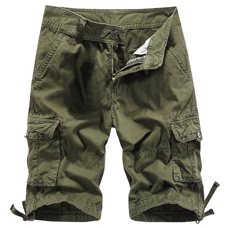 Flash Picks HOOMEUMY Men's Summer Military Cargo Shorts Cotton