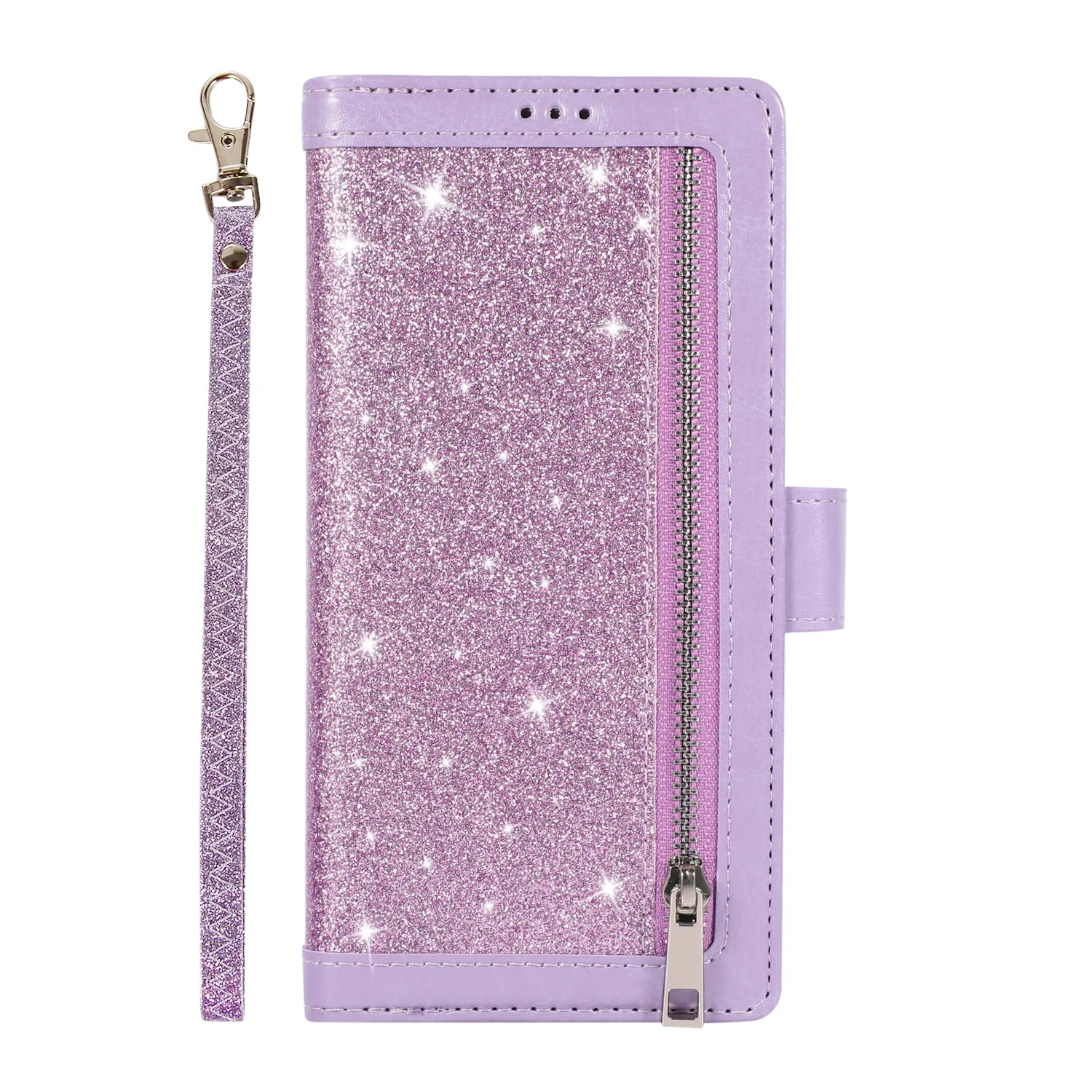 Glitter Flip Card Case Magnetic Stand Cover For IPhone 11 12 13 14 Pro Max 6 7 8 - Foto 7