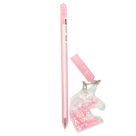 Flash Powder Pendant Blue Ink Pen: 1CT