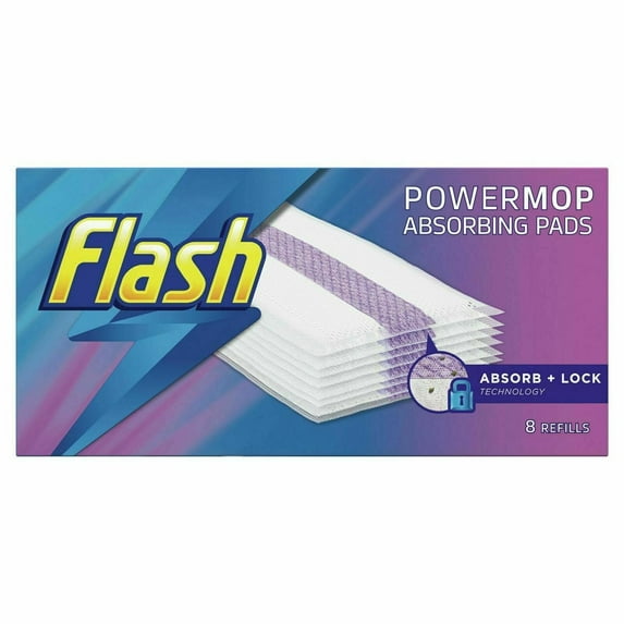 Flash Powermop Refill Pad (Pack of 8)