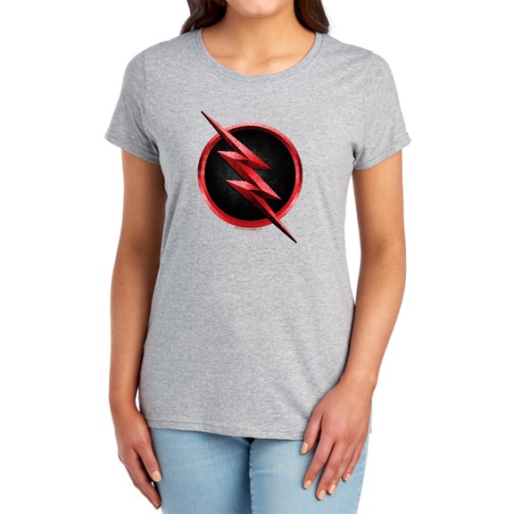Flash Reverse Flash Logo Women's T Shirt, Athletic Heather, 2X-Large