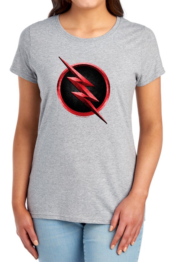 Flash Reverse Flash Logo Women's T Shirt, Athletic Heather, Medium